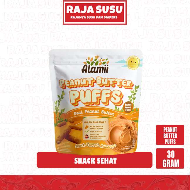 ALAMII PEANUT BUTTER PUFFS 30 GR NEW