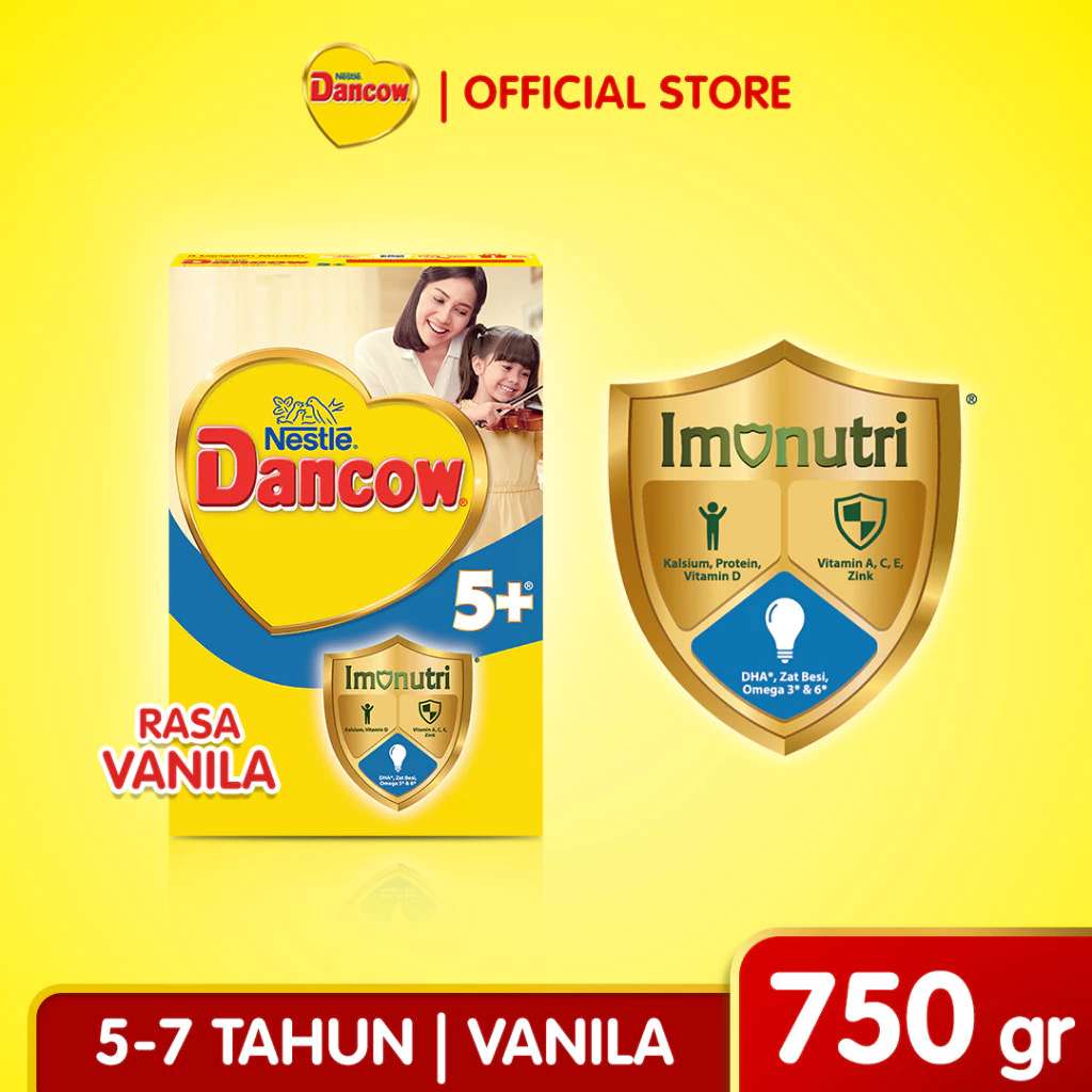 DANCOW 5+ VANILA 750 GR