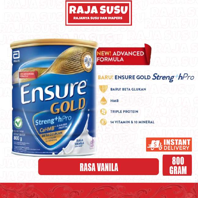 ENSURE GOLD VANILA 800GR
