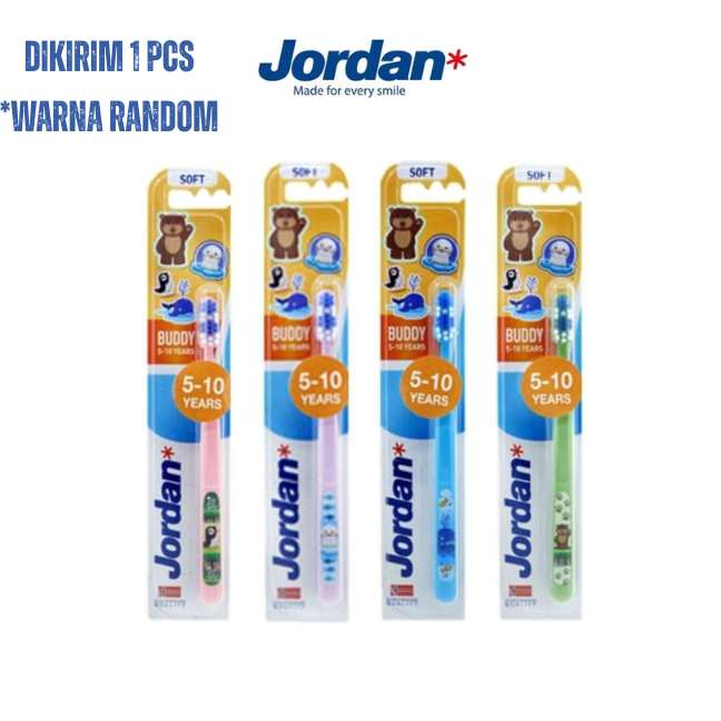 JORDAN TOOTBRUSH KIDS BUDDY SOFT 5-10 YEARS