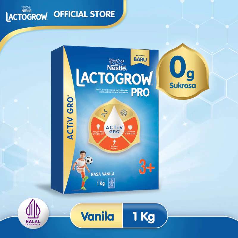 LACTOGROW PRO 3+ VANILA 1KG