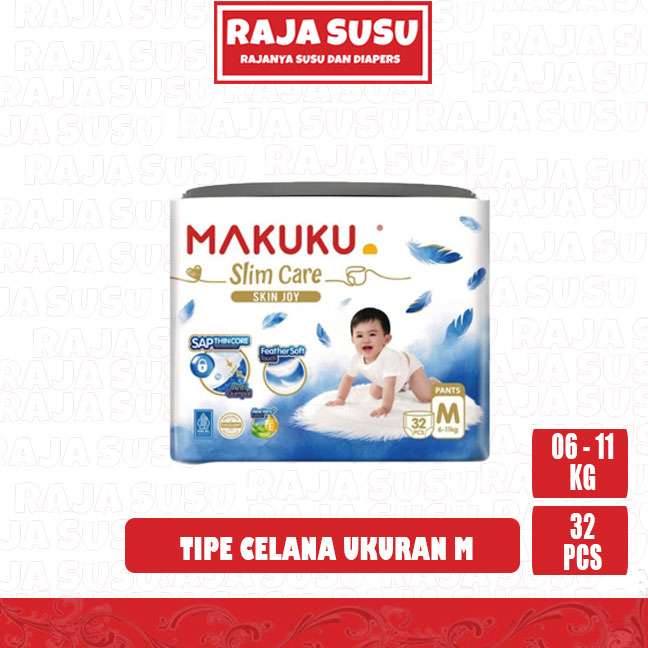 MAKUKU SAP DIAPERS SLIM CARE PANTS M32
