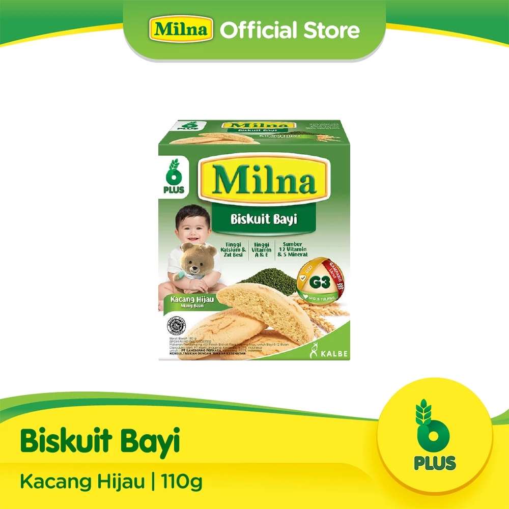 MILNA BISKUIT RASA KACANG HIJAU 110GR