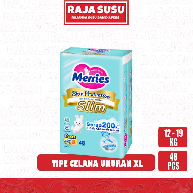 MERRIES PANTS SKIN PROTECTION SLIM PANTS XL48