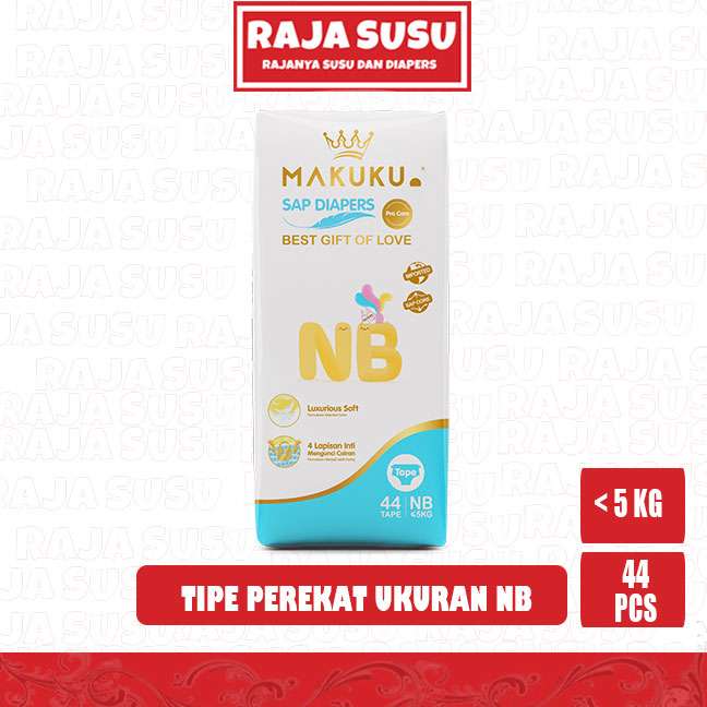 MAKUKU SAP DIAPERS PRO CARE TAPE NB44