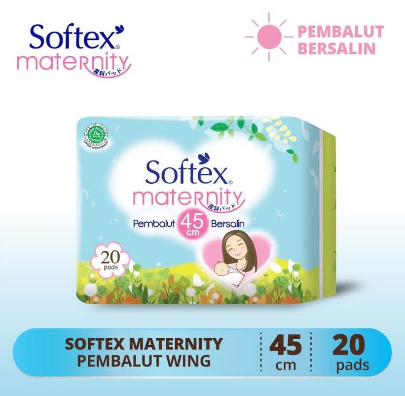 SOFTEX MATERNITY 45CM 20X20'S