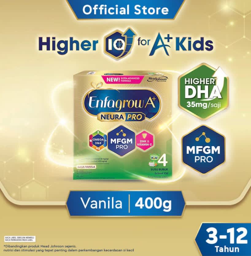 ENFAGROW A+ 4 VANILA 400 GR