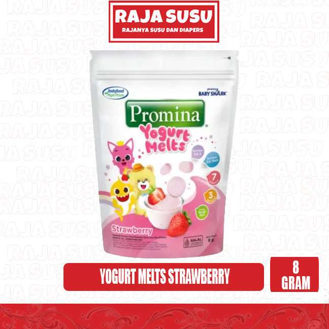 PROMINA YOGURT MELTS STRAWBERRY 8GR