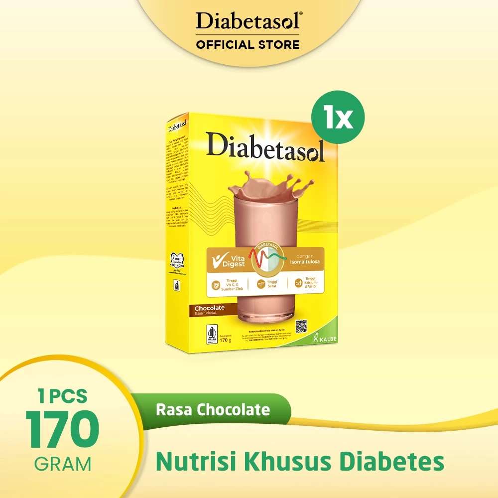 DIABETASOL COKLAT 170GR
