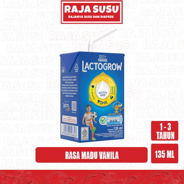 LACTOGROW UHT VANILA MADU 135ML