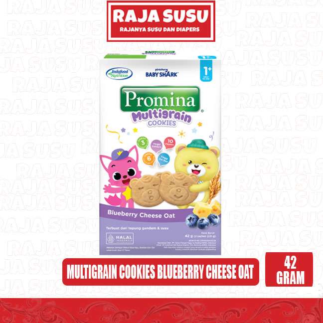 PROMINA MULTIGRAIN COOKIES BLUEBERRY CHEESE OAT 42GR