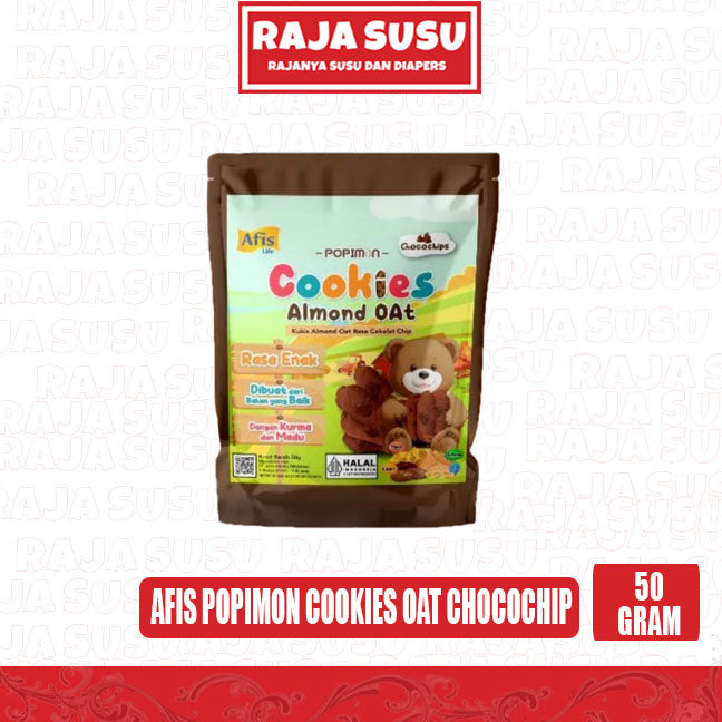 AFIS POPIMON COOKIES OAT CHOCOCHIP 50GR