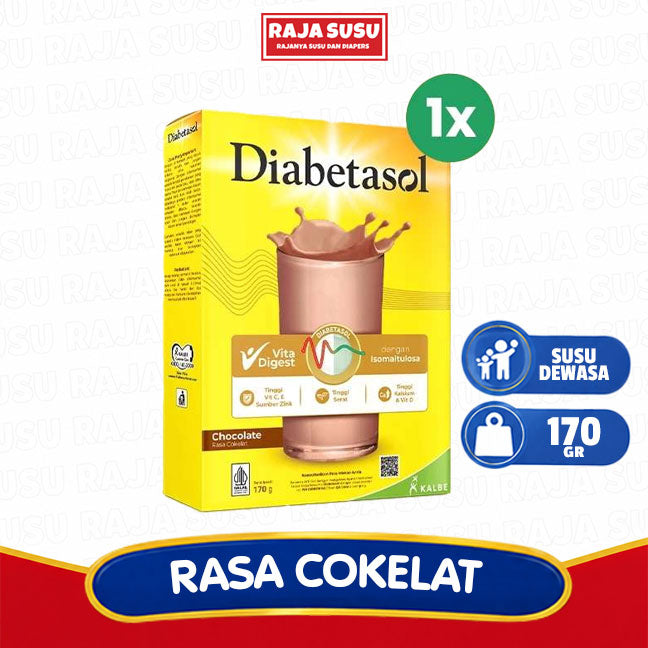 DIABETASOL COKLAT 170GR