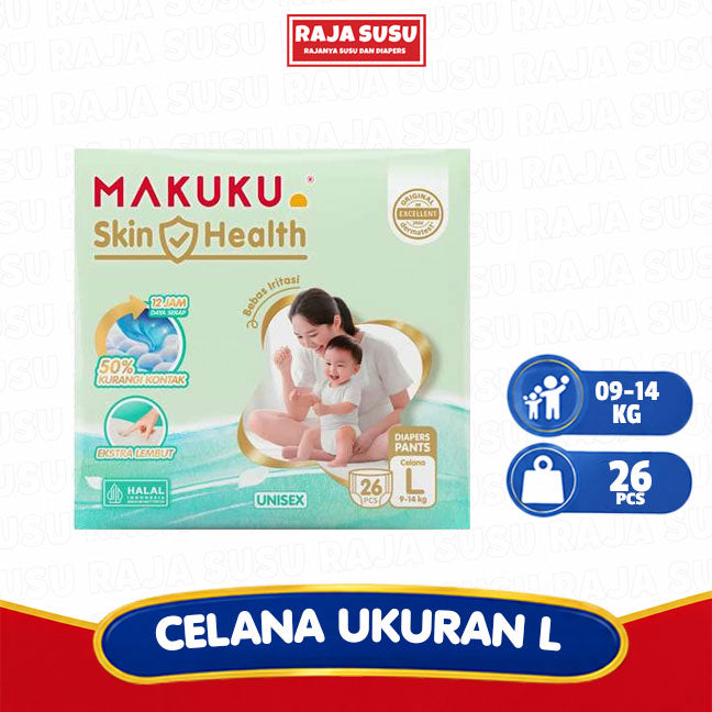 MAKUKU DIAPERS SKIN HEALTH PANTS L26