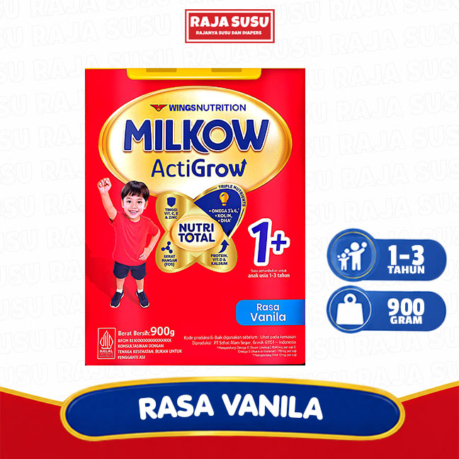 MILKOW 1+ VANILA 900GR CAN