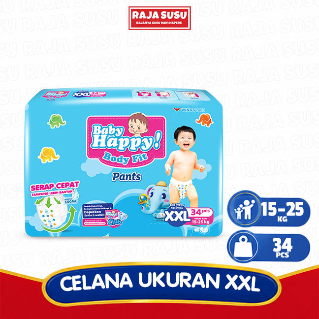 BABY HAPPY PANTS XXL34 JUMBO