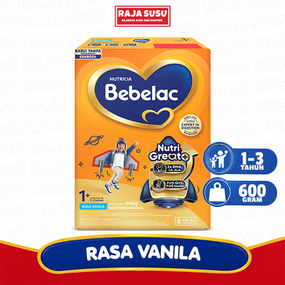 BEBELAC 1+ VANILA 600 GR