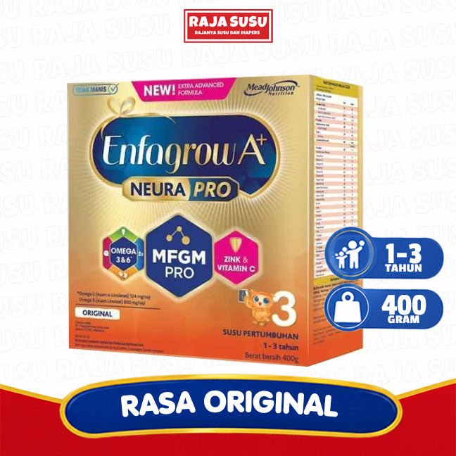 ENFAGROW A+ 3 PLAIN 400 GR