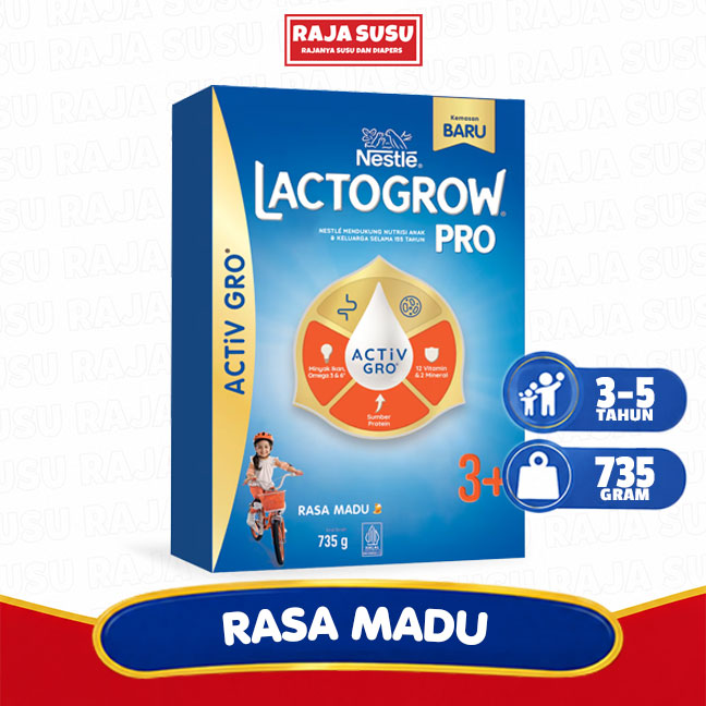 LACTOGROW PRO 3+ MADU 735GR