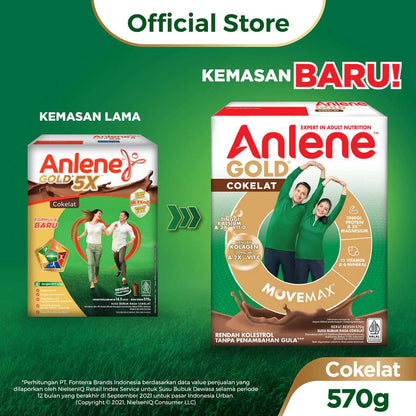 ANLENE GOLD COKELAT 560GR