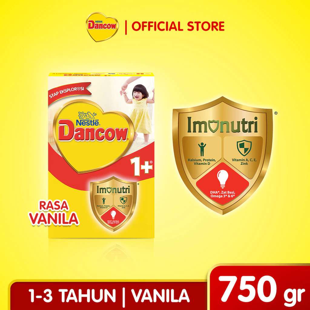 DANCOW 1+ VANILA 750 GR