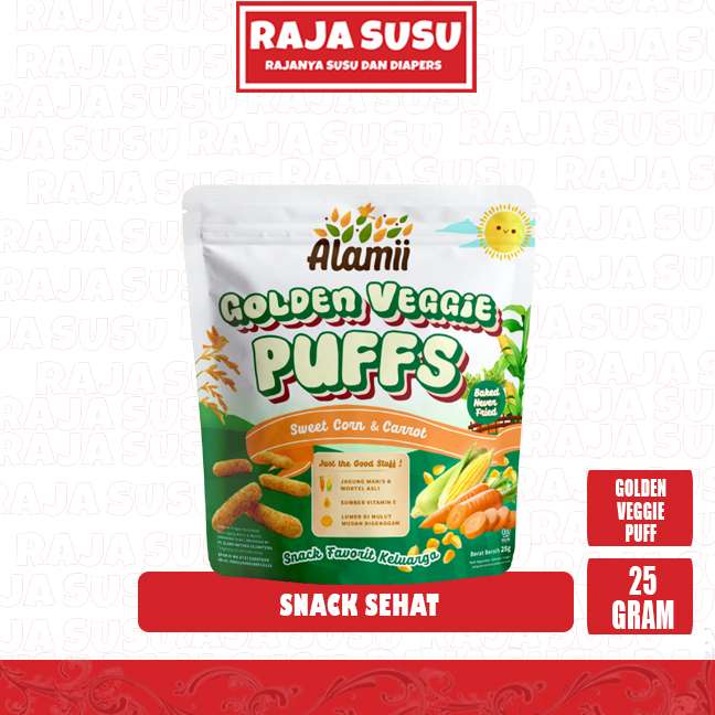 ALAMII GOLDEN VEGGIE PUFFS 25 GR NEW