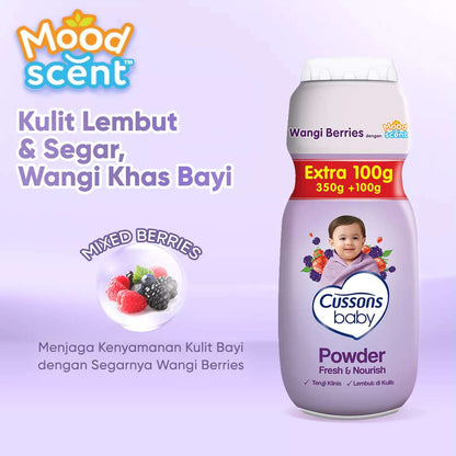 CUSSONS-BABY POWDER FRESH & NOURISH 350 GR + 150 GR