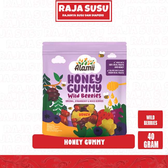 ALAMII HONEY GUMMY WILD BERRIES 40GR