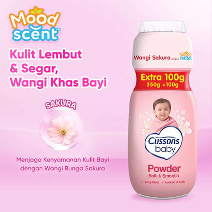 CUSSONS-BABY POWDER SOFT & SMOOTH 350 GR + 150 GR