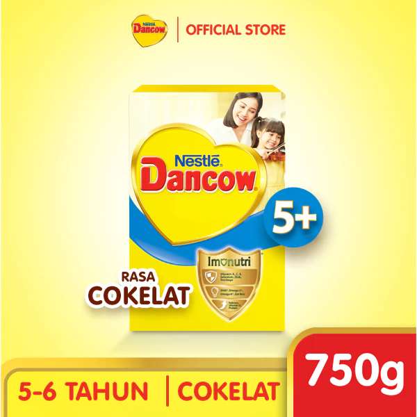 DANCOW 5+ COKLAT 750 GR