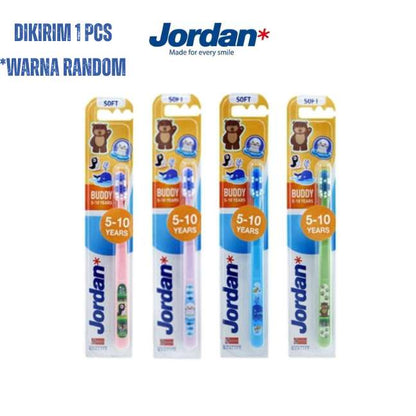 JORDAN TOOTBRUSH KIDS BUDDY SOFT 5-10 YEARS