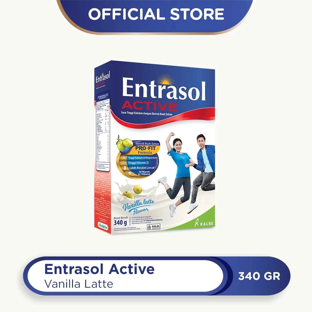 ENTRASOL ACTIVE VANILA 340 GR
