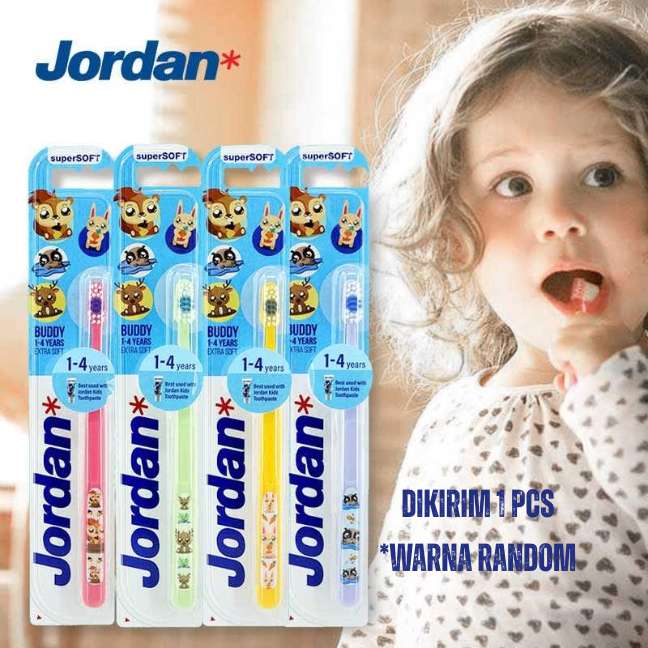 JORDAN TOOTBRUSH KIDS BUDDY SUPER SOFT 1-4 YEARS