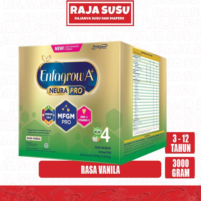 ENFAGROW A+ 4 VANILA 3000GR