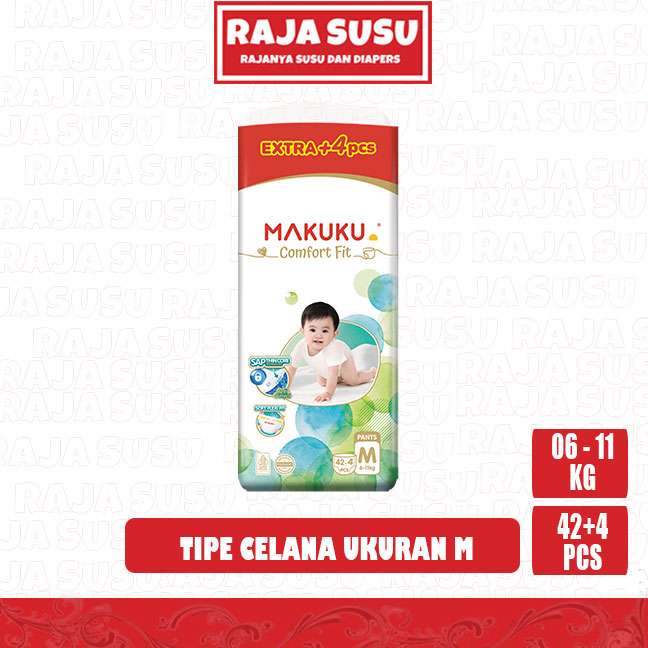 MAKUKU AIR DIAPERS COMFORT FIT PANTS M42+4