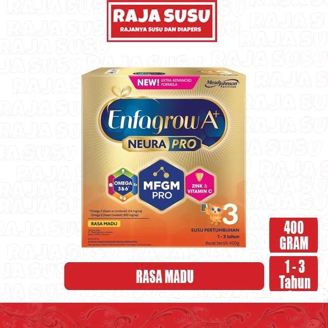 ENFAGROW A+ 3 MADU 400 GR