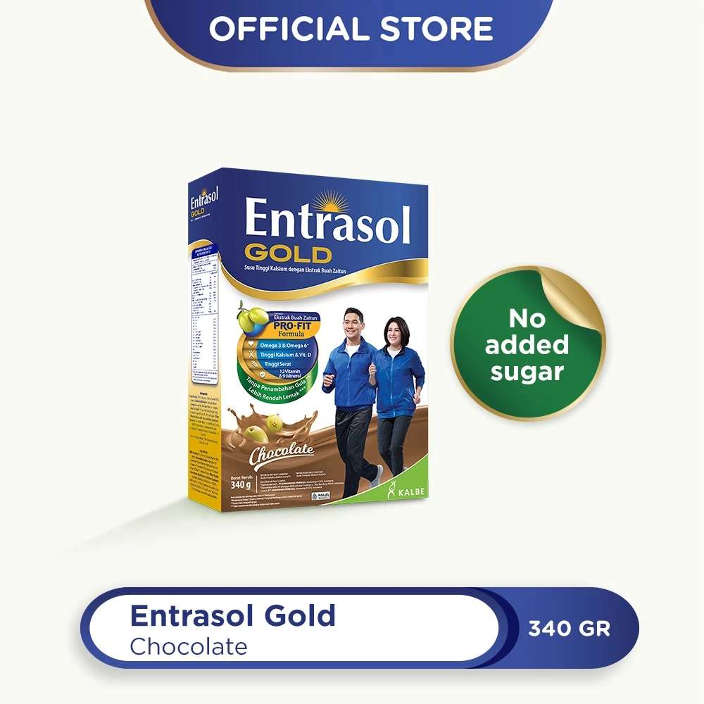 ENTRASOL GOLD COKLAT 340 GR
