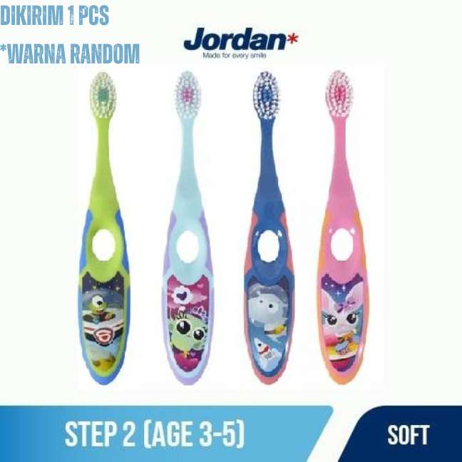 JORDAN TOOTBRUSH KIDS STEP 2 SOFT 3-5 YEARS