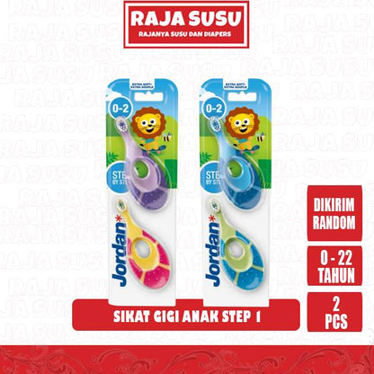 JORDAN TOOTHBRUSH KIDS STEP 1 TWIN SOFT