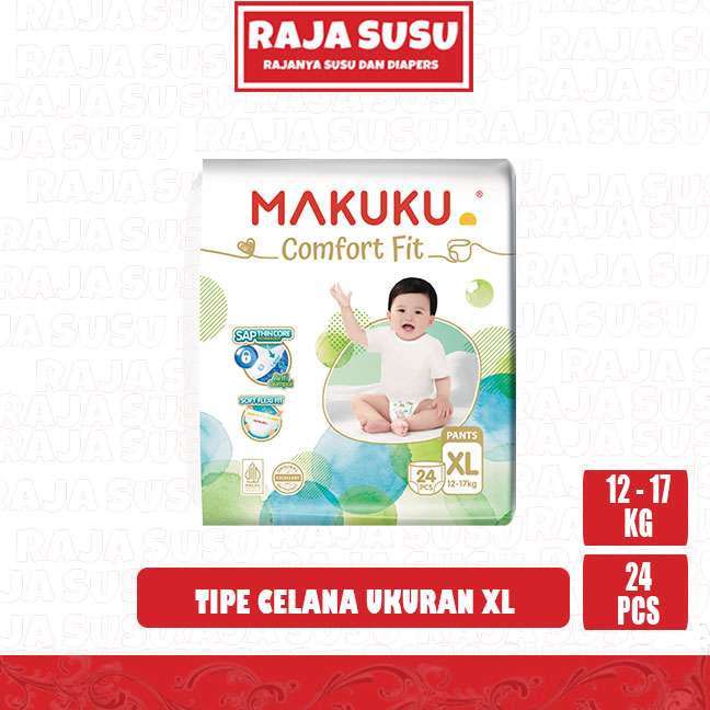 MAKUKU AIR DIAPERS COMFORT FIT XL24