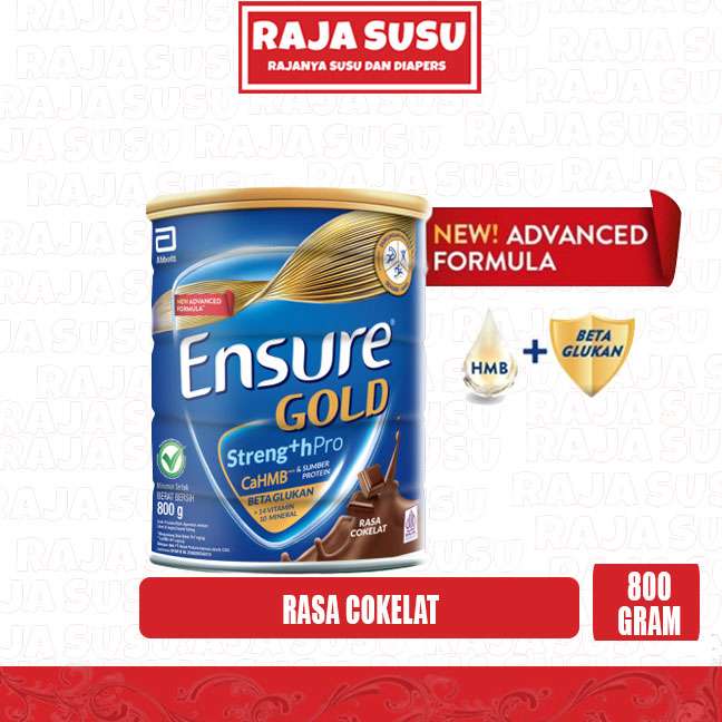 ENSURE GOLD COKELAT 800GR