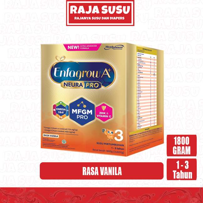 ENFAGROW A+ 3 VANILA 1800 GR