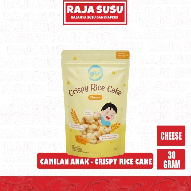 GROUU CRISPY RICE CAKE CHEESE 20GR