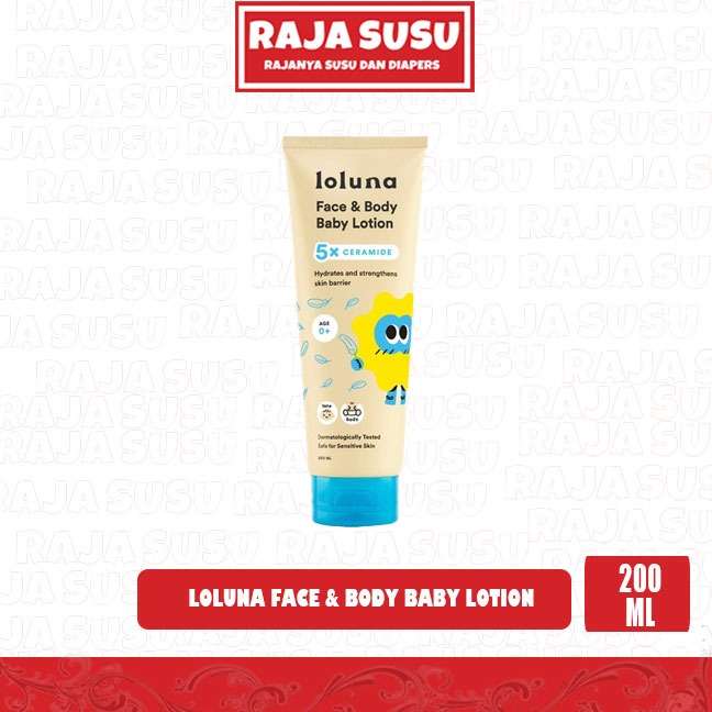 LOLUNA FACE & BODY BABY LOTION 200ML