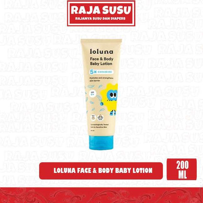 LOLUNA FACE & BODY BABY LOTION 200ML
