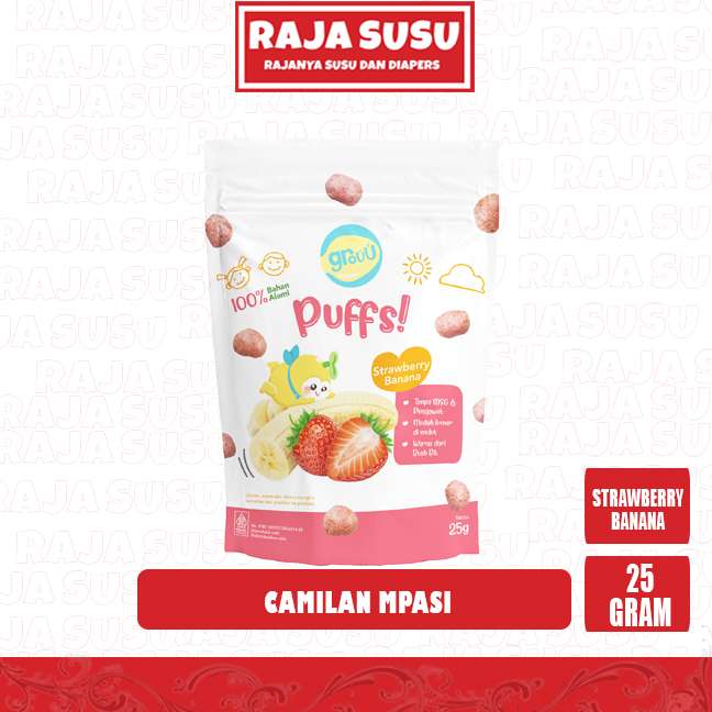 GROUU PUFF STRAWBERRY BANANA 25GR