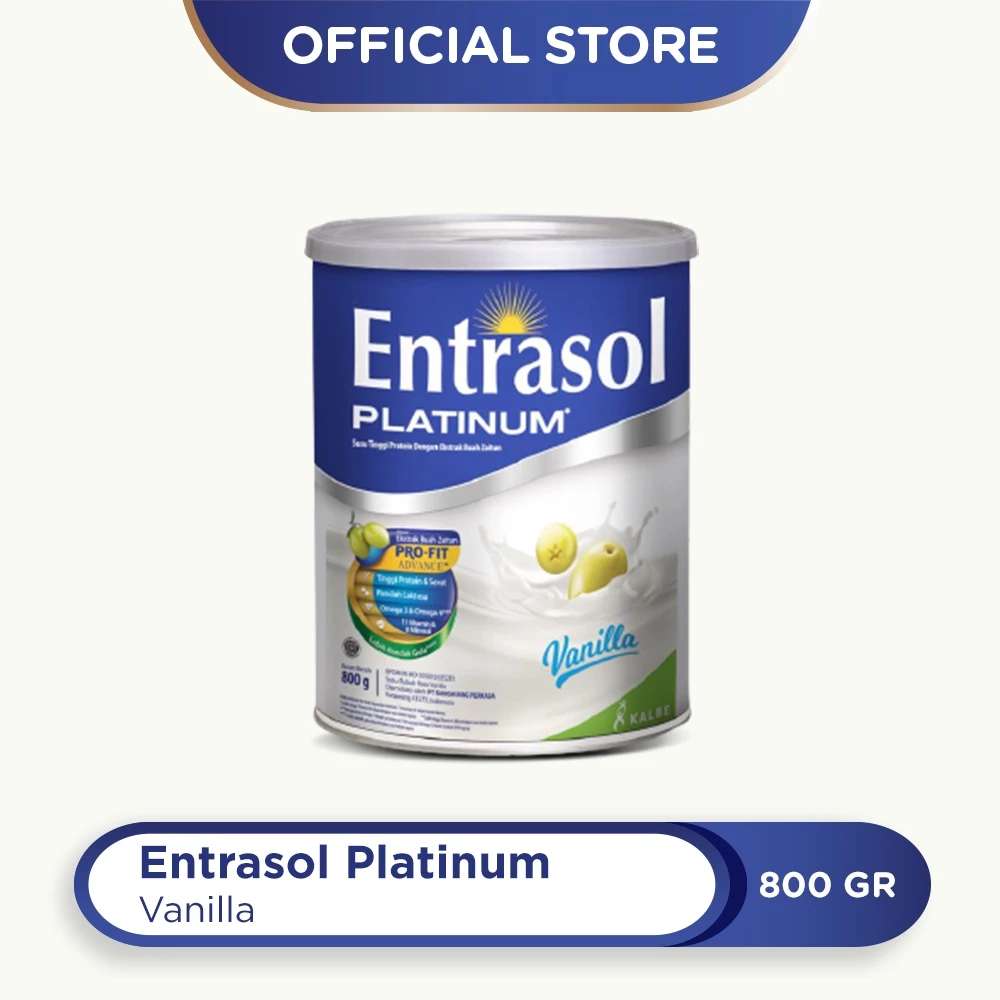 ENTRASOL SENIOR PLATINUM VANILA 800 GR