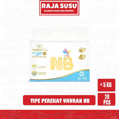 MAKUKU SAP DIAPERS PRO CARE TAPE NB28
