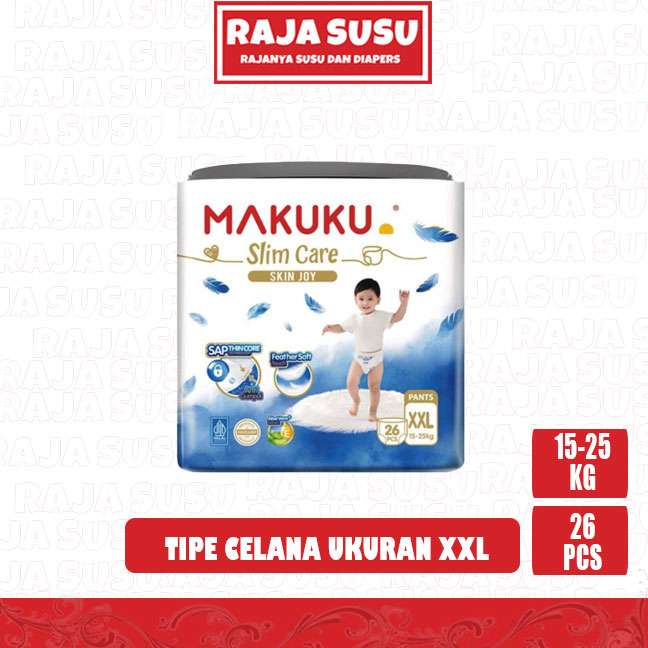 MAKUKU SAP DIAPERS SLIM CARE PANTS XXL26