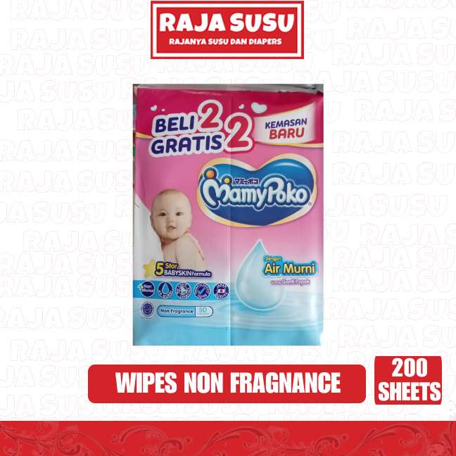 MAMY POKO WIPES AIR MURNI NF4X50'S